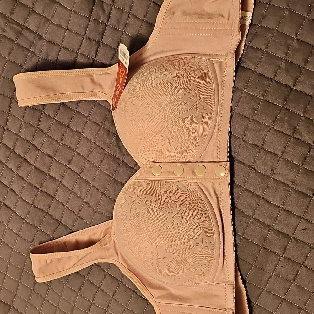 Pink Snap Front Enclosure Bra Size 44/100 Brand New With Tags